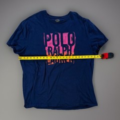 Polo Ralph Lauren graphic Mens T-Shirt Extra Large Big Logo Spell Out