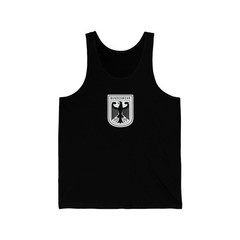 GERMAN MILITARY TANK TOP SHIRT BUNDESWEHR BLACK COTTON PHYSICAL TRAINING P.T.U