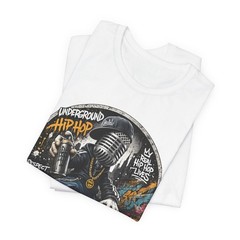 Underground Hip Hop T Shirt Graphic Tee DJSpray Paint Next Level 3600 Custom Men