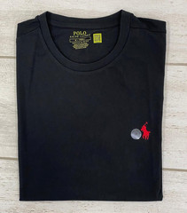 Polo Ralph Lauren Men’s Custom Slim Fit Crewneck T-Shirt Black & White -S-XXL
