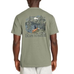 Eddie Bauer Men’s Crewneck Graphic T-Shirt Choose Color Size S-2XL NEW