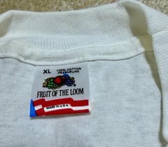 Vintage Fruit of the Loom Country U.S.A. The Best There Is! Single Stitch TShirt
