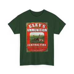 Eley’s Sporting Ammunition Vtg Rifle Shotgun Hunting Dogs Shells Box Art T-Shirt