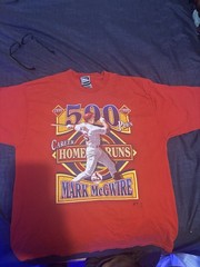 Pro Player Mark McGwire St. Louis Cardinals MLB Red Shirt Size L