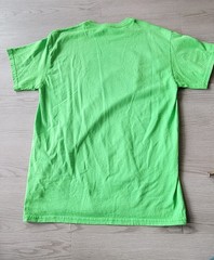 Gildan DryBlend Men’s Medium Lime Green Student Council Graphic T-Shirt Cotton