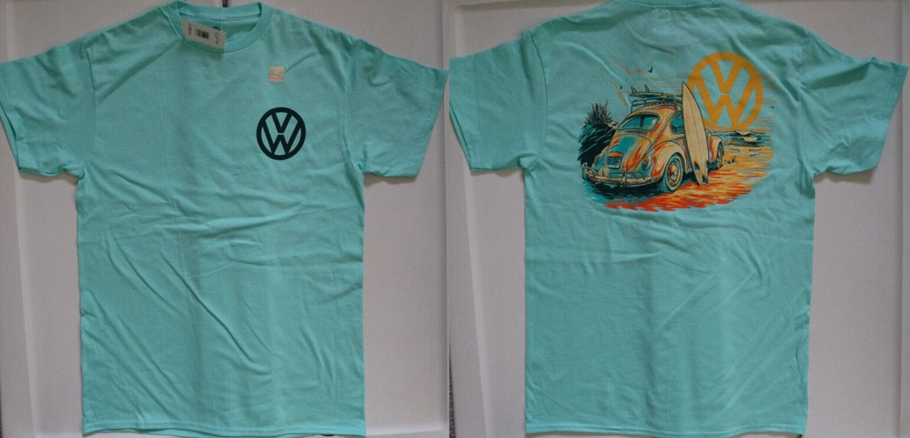 Volkswagen Bettle VW Surfboard Surf Bug Officially Licensed T-Shirt