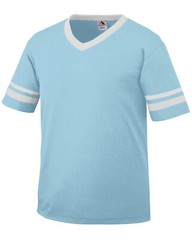 Augusta Sportswear 360 Adult V-Neck Collar T Shirt Sleeve Stripe Jersey T-Shirt