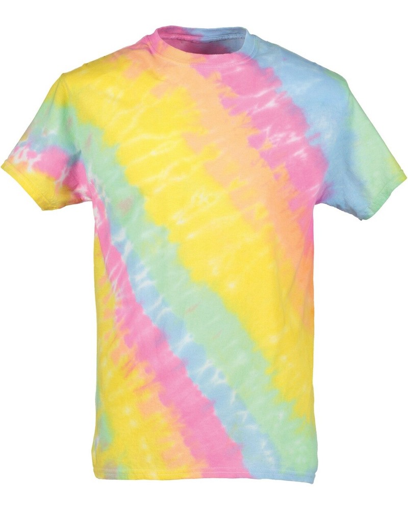 DY909 Dyenomite Apparel 200TL Unisex Short Sleeve Tie Dye Tilt Soft T-Shirt
