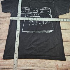 Sleeping With Sirens T-Shirt Men’s Black M 100% Cotton Band Tour 2022 Tultex