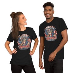 Loves Ice Cream and America too Funny America 250th 1776 – 2026 Unisex T-shirt