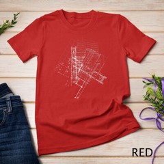 Graphic Abstract Lines Gift Design Idea Architecture T-Shirt Unisex T-shirt