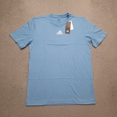 Adidas Fresh Tee T-Shirt Men’s Size Small Sky Blue Short Sleeve Training Logo