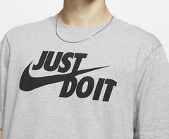 Nike Sportwear Just Do It Graphic T-Shirt Dark Grey Heather Men’s L AR5006-063