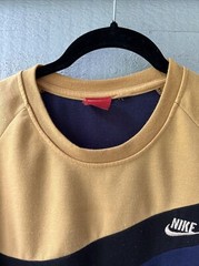 Nike Tri-Color (Amber, Black, Blue) Heavy Short Sleeved Men’s Tee Shirt 46″