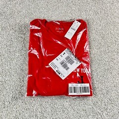 J.Crew Men’s Graphic Tee Shirt “NY Crew” Red Size Small Made In USA NWT $49.50