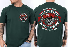 CERTIFIED WHITEBOY Street Skull 2 Sided T-Shirt Menswear Streetwear
