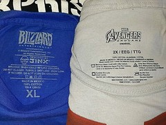 4 Superhero T-Shirts 100% Cotton Adult/Teen Overwatch Avengers NJPW Transformers