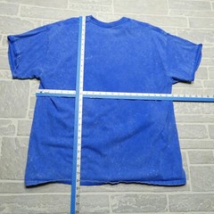 Anasazi State Park Shirt Adult XL Utah Kachina Textured Pattern Blue Tie-Dye