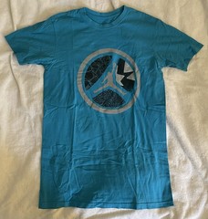 Air Jordan T Shirt Blue Sz M 100 % Authentic