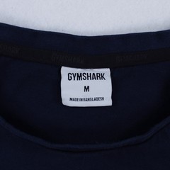 Gymshark Men’s Navy Blue Essential T-Shirt – Size M – 100% Cotton