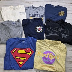 Lot of 8 Men’s MED Graphic T-Shirts Mixed Brand Random Lot of Tees