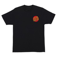 Santa Cruz Skateboards Shirt Katakana Dot Black