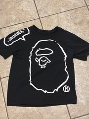 A Bathing Ape Shirt Mens 2XL Black Joshua Vides Ape Head Graphic Tee Japan BAPE