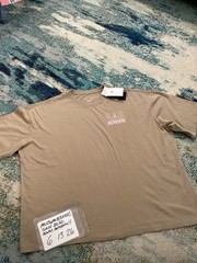 NWT Nike Air Jordan Flight Oversized T-Shirt Khaki & Iced Carmine Men’s Sz XXL
