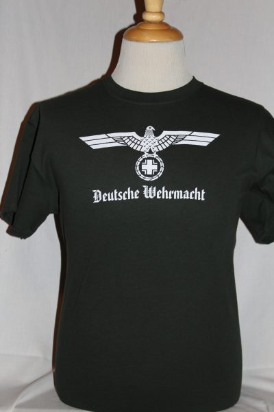 WW2 WWII German Eagle Deutsche Wehrmacht T shirt Tee Military biker