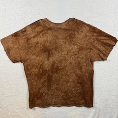 2015 Mountain Jo American by Birth Biker by Choice T-Shirt 2XL Brown Tie Dye