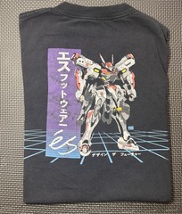 vintage és Skateboard Gundam Tshirt size large