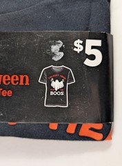 Mission Ridge Men’s Small Black Halloween T Shirt I’m Just Here For The Boos