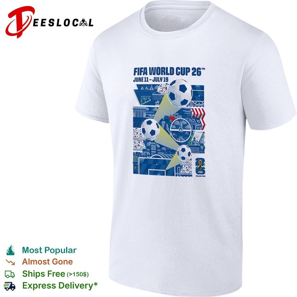 T-shirt Logo World Cup 2026, Cottton T-Shirt