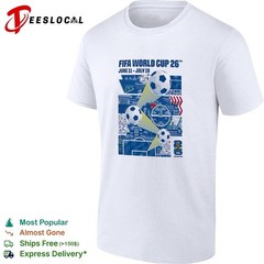 T-shirt Logo World Cup 2026, Cottton T-Shirt
