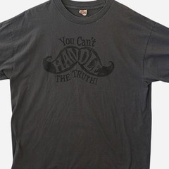 Grey and Black vintage 90s graphic tee with “You Can’t Handle The Truth” print