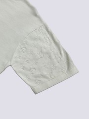 Louis Vuitton LV Monogram Short-Sleeved Cotton Crewneck T-Shirt White Size M