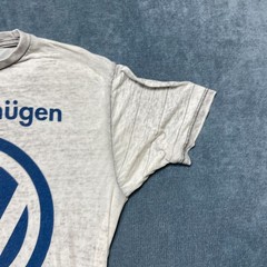Volkswagen T Shirt Mens Large Gray Fahrvergnügen Graphic Logo Casual Crew Neck