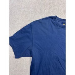 Carhartt Mens Navy Blue Graphic Logo T-Shirt Short Sleeve Size L