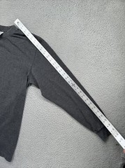 Vintage Shaka Wear Super Max Heavy Long Sleeve Gray Shirt in Mens Size Large