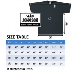 Men’s Tall T-shirts Short Sleeve Plain Blank Cotton Heavy Weight Big Size Crew