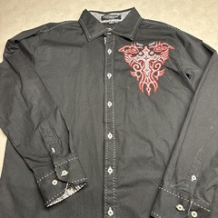 Victorious Los Angeles Embroiled Long Sleeve Shirt Size L