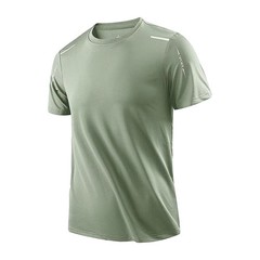 Mens Quick Dry Running T Shirt Breathable Hiking Fishing Sport Tee Top