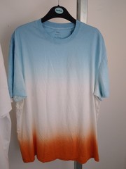M&S Men’s 3Pcs Relaxed Fit Cotton T-shirts Size L Navy White Blue NEW