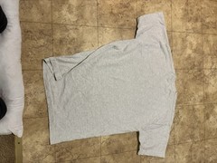 Vintage Indiana Grey T-Shirt Size Large 100% Cotton Fruit of the Loom