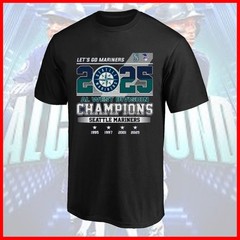 SALE 30%!!! Seattle Mariners 2025 AL West Division Champions All Size S-5XL