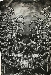 Xtreme Couture Affliction Men’s T-Shirt IRONE BONE Black Tattoo Biker S-5XL