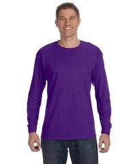 Gildan G540 Men’s Heavy Cotton Preshrunk T Shirt Long Sleeve Crew Neck T-Shirt