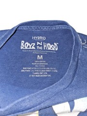 Boyz N The Hood Graphic Tee Shirt Medium M Blue Hybrid Columbia Pictures 1991