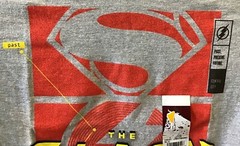 DC Comics THE FLASH Super Icons Men’s S, M, L, XL, 2X, 3XL Heathr Gray Shirt S/S