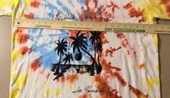 VTG Aremar Tie Dye Shirt XXL Republica Dominicana La Romana Beach Graphic Tee